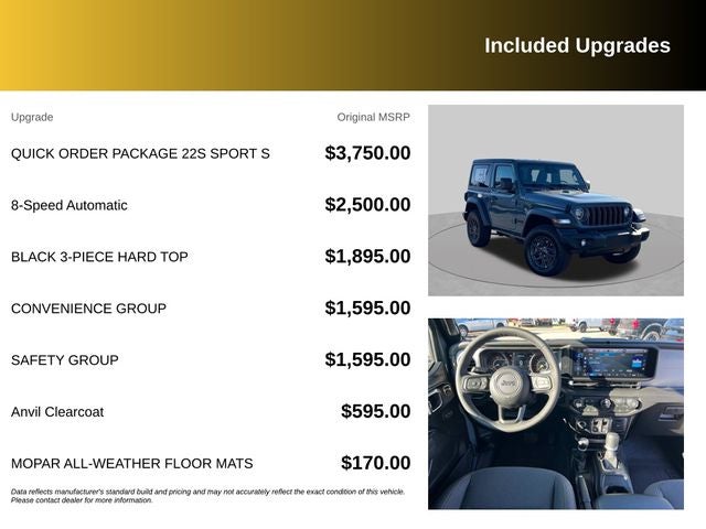 2026 Jeep Wrangler Sport S