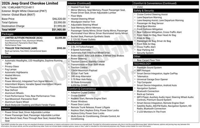 2026 Jeep Grand Cherokee Limited