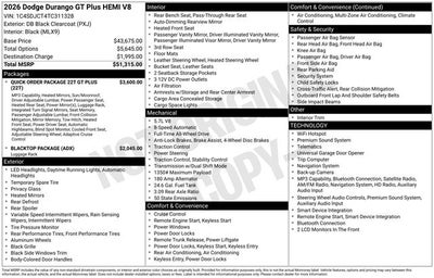 2026 Dodge Durango GT Plus HEMI V8