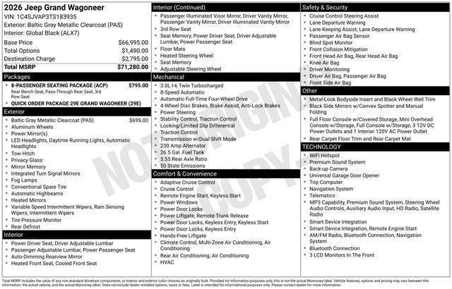 2026 Jeep Grand Wagoneer Base