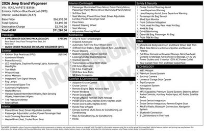 2026 Jeep Grand Wagoneer Base