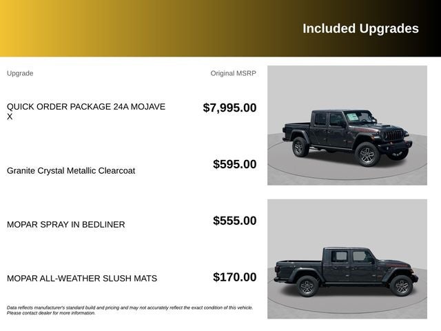 2026 Jeep Gladiator Mojave X