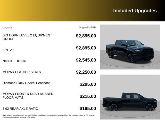 2026 RAM 1500 Big Horn/Lone Star