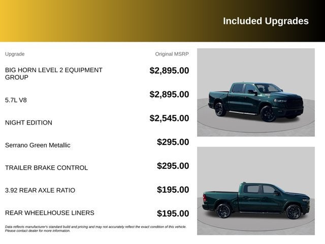 2026 RAM 1500 Big Horn/Lone Star
