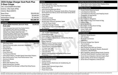 2026 Dodge Charger Scat Pack Plus