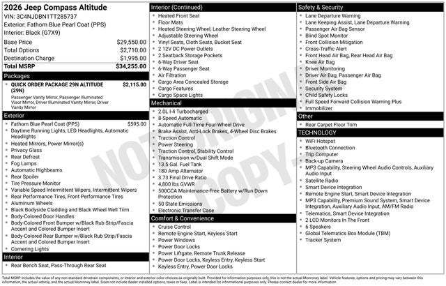 2026 Jeep Compass Latitude