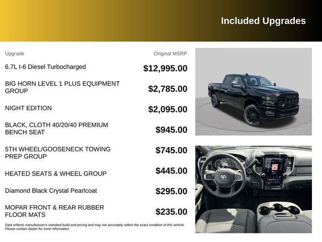2026 RAM 3500 Big Horn