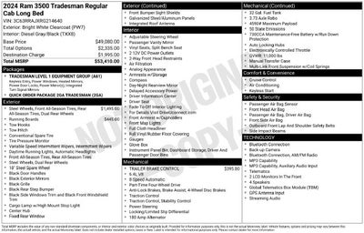 2024 RAM 3500 Tradesman