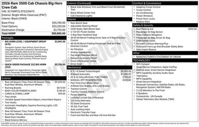 2026 RAM 3500 Tradesman