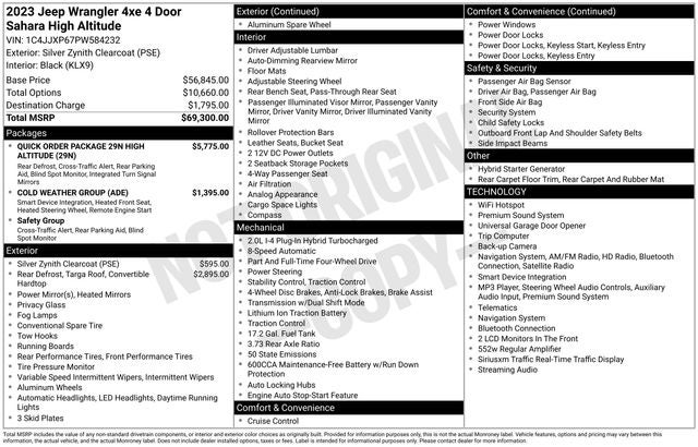 2023 Jeep Wrangler 4xe High Altitude 4x4