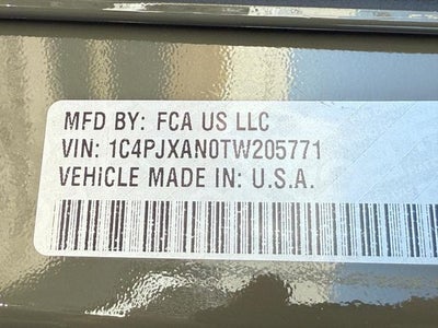 2026 Jeep Wrangler WRANGLER 2-DOOR SPORT