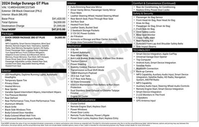 2024 Dodge Durango GT Plus RWD