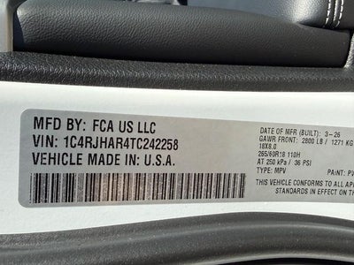 2026 Jeep Grand Cherokee GRAND CHEROKEE LAREDO ALTITUDE 4X4