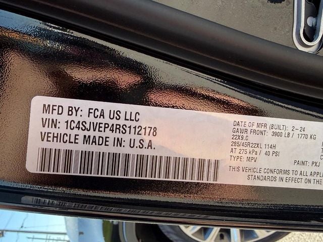 2024 Jeep Grand Wagoneer GRAND WAGONEER 4X4