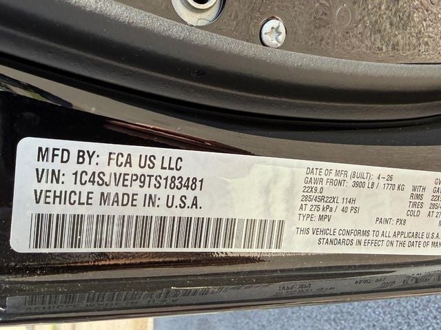 2026 Jeep Grand Wagoneer GRAND WAGONEER SUMMIT OBSIDIAN 4X4