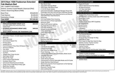 2015 RAM 1500 Tradesman
