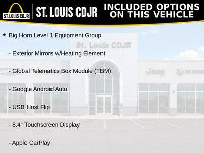 2022 RAM 1500 Big Horn Crew Cab 4x4 5'7' Box