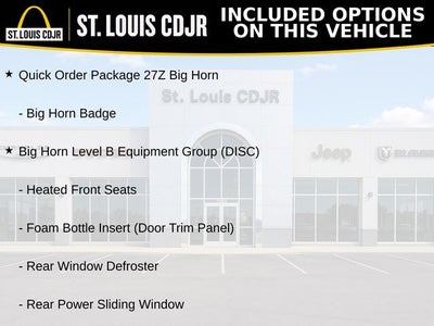2022 RAM 1500 Big Horn Quad Cab 4x4 6'4' Box