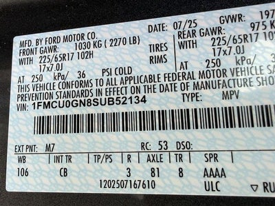 2025 Ford Escape Active