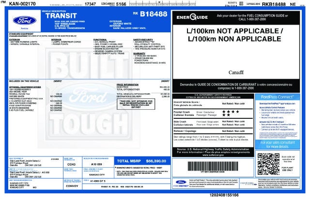 2024 Ford Transit-250 Cargo Van Base