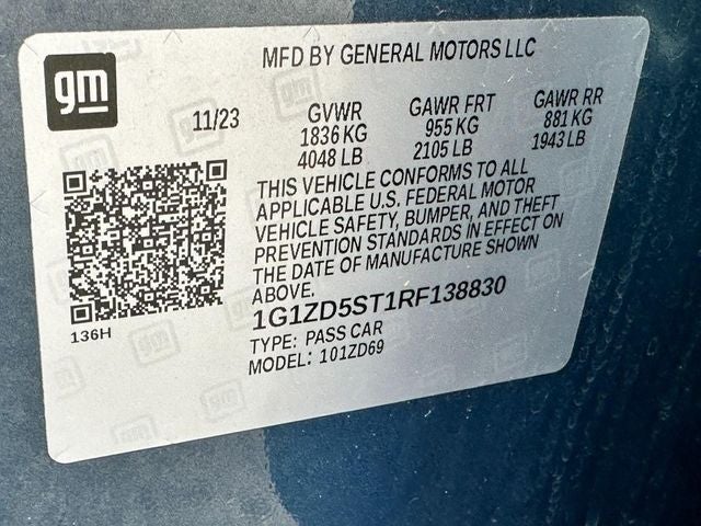 2024 Chevrolet Malibu FWD 1LT