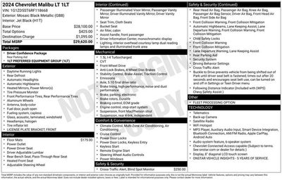 2024 Chevrolet Malibu LT 1LT