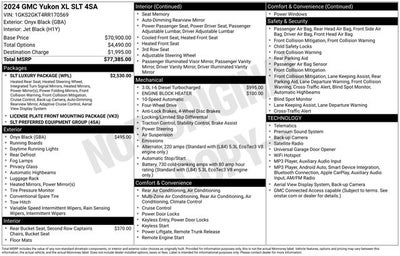 2024 GMC Yukon XL SLT