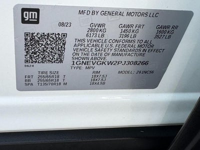 2023 Chevrolet Traverse AWD LT Cloth