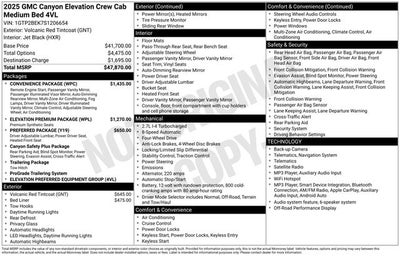 2025 GMC Canyon Elevation