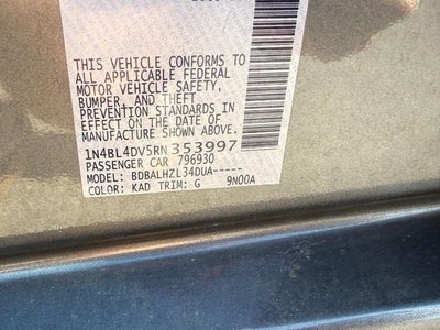 2024 Nissan Altima SV FWD