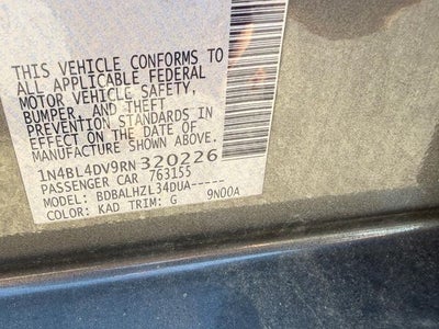 2024 Nissan Altima SV FWD