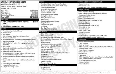 2024 Jeep Compass Sport 4x4