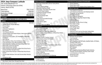 2024 Jeep Compass Latitude 4x4