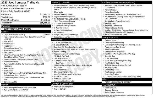 2023 Jeep Compass Trailhawk