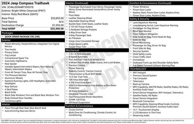2024 Jeep Compass Trailhawk 4x4