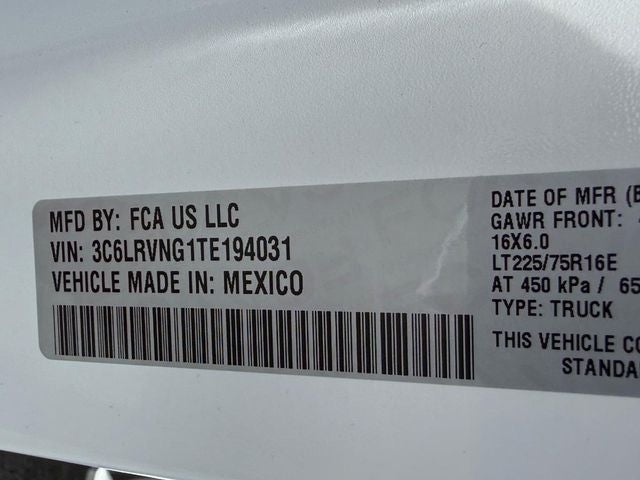 2026 RAM Ram ProMaster RAM PROMASTER 1500 TRADESMAN CARGO VAN LOW ROOF 118' WB