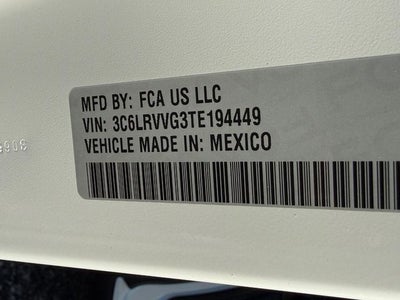 2026 RAM Ram ProMaster RAM PROMASTER 2500 TRADESMAN CARGO VAN LOW ROOF 136' WB