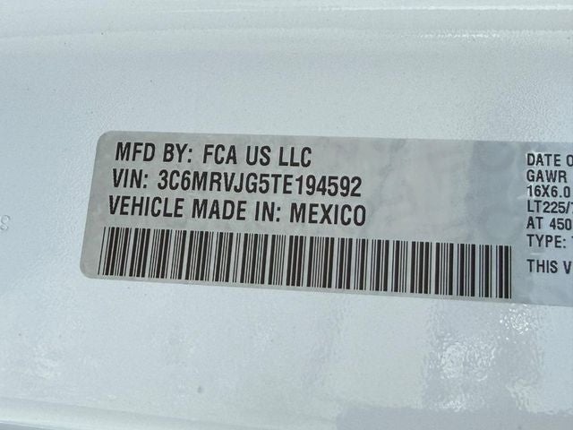 2026 RAM ProMaster 3500 RAM PROMASTER 3500 TRADESMAN CARGO VAN HIGH ROOF 159' WB EXT