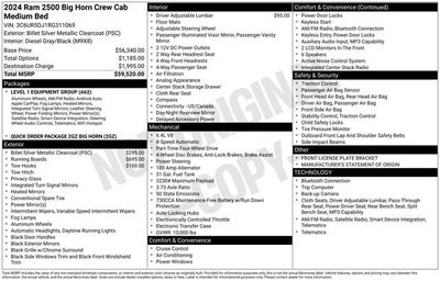 2024 RAM 2500 Big Horn Crew Cab 4x4 6'4' Box