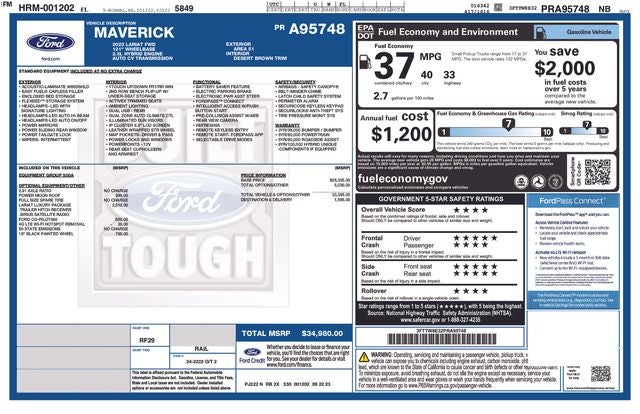 2023 Ford Maverick Lariat