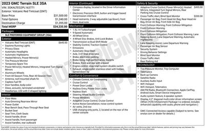 2023 GMC Terrain AWD SLE