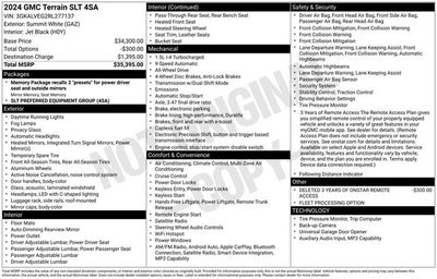 2024 GMC Terrain AWD SLT