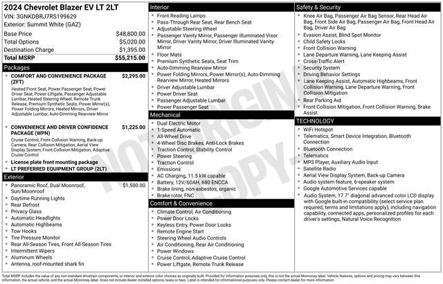 2024 Chevrolet Blazer EV eAWD 2LT