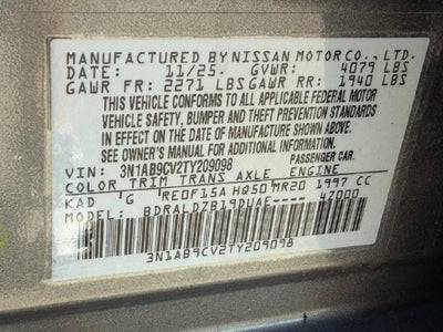 2026 Nissan Sentra SV
