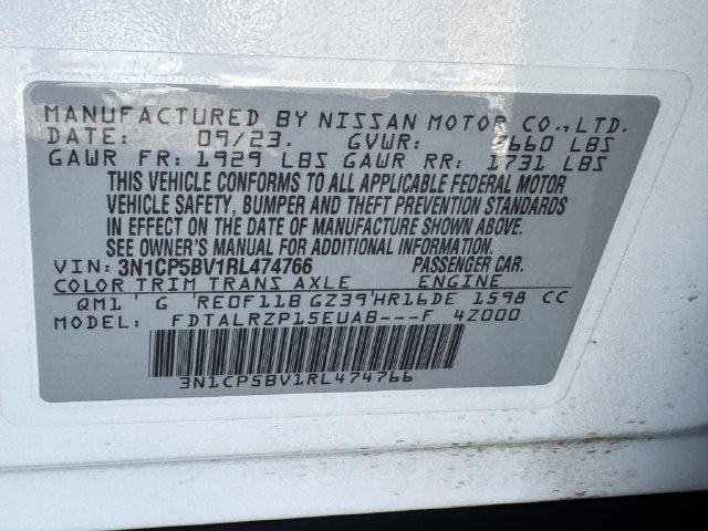 2024 Nissan Kicks S Xtronic CVT