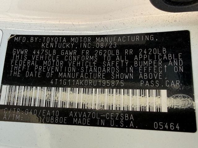 2024 Toyota Camry SE