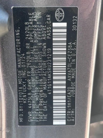2024 Toyota Camry SE