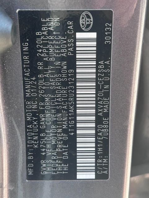 2024 Toyota Camry SE