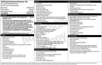 2023 Buick Enclave Essence