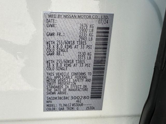 2024 Nissan Pathfinder SV 4WD